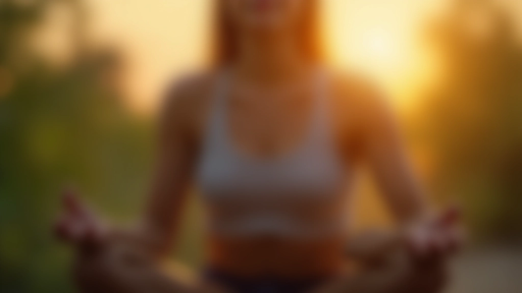 Person in relaxation pose during evening wind-down